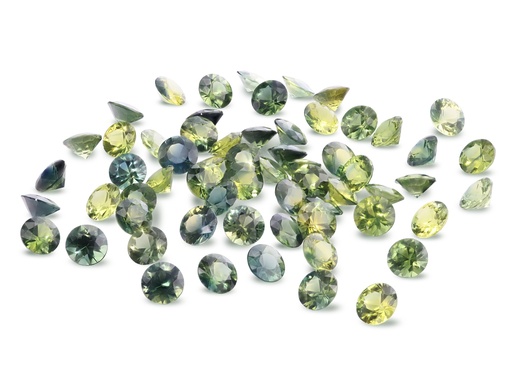 [SPAR045] Parti Sapphire 4.50mm Round Diamond Cut