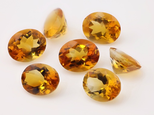 [QCVB1109P1] Citrine 11x9mm Oval Dark