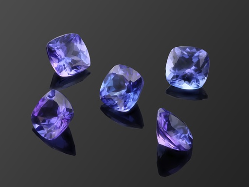 [TZQA06] Tanzanite 6.00mm Square Cushion