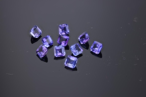 [TZQE04] Tanzanite 4.00mm Square Emerald Cut