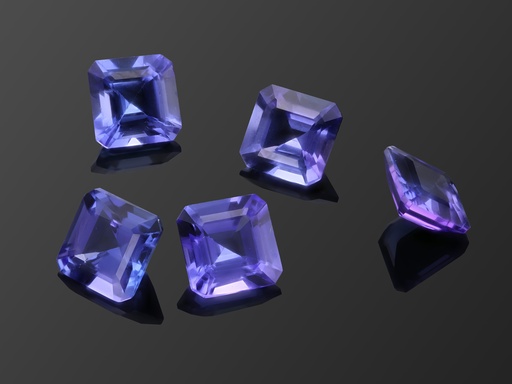 [TZQE06] Tanzanite 6.00mm Square Emerald Cut