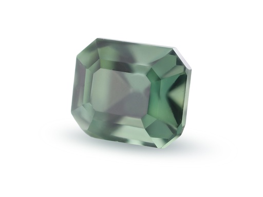 [SPAX4108] Sapphire 5.65x4.75mm Emerald Cut Teal