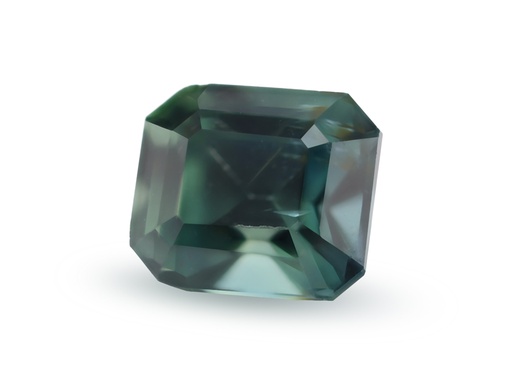 [SPAX4109] Sapphire 5.45x4.85mm Emerald Cut Teal