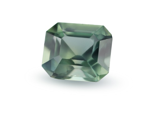 [SPAX4110] Sapphire 5.8x5mm Emerald Cut Teal