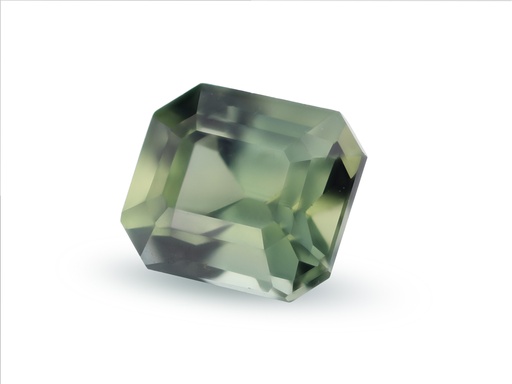 [SPAX4111] Sapphire 5.9x5.1mm Emerald Cut Green