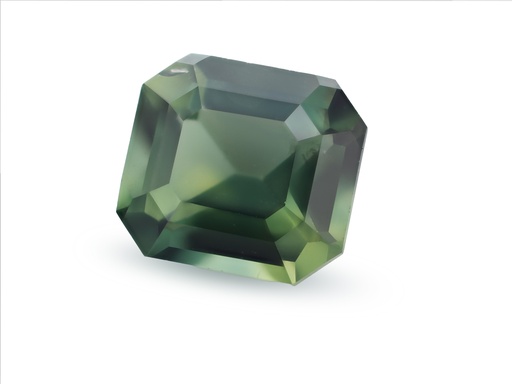 [SPAX4115] Sapphire 6.3x5.75mm Emerald Cut Teal