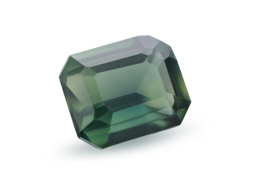 [SPAX4117] Sapphire 6.2x5.1mm Emerald Cut Teal