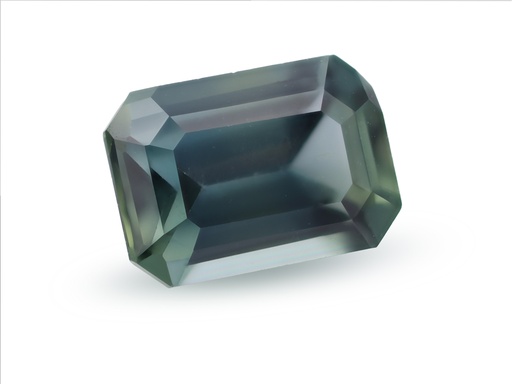 [SPAX4121] Sapphire 7.85x4.8mm Emerald Cut Teal