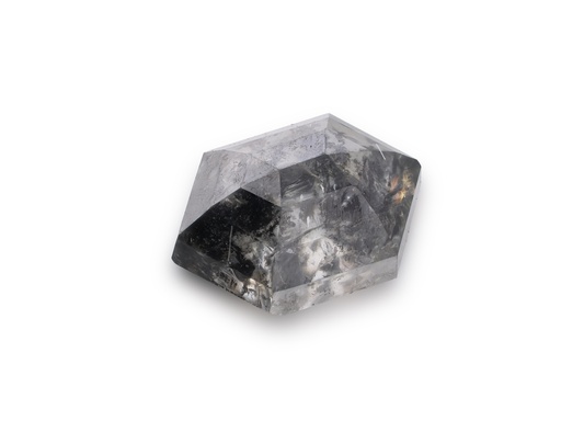 [DIAX3514] Salt & Pepper Diamond 6.1x4.1mm Hexagon Rose Cut