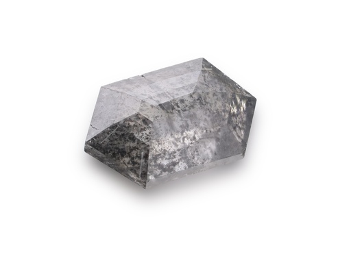 [DIAX3527] Salt & Pepper Diamond 5.4x3.45mm Hexagon Rose Cut