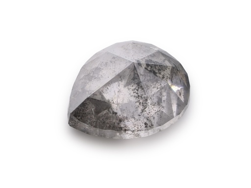 [DIAX3528] Salt & Pepper Diamond 5.5x4.4mm Pear Shape Rose Cut