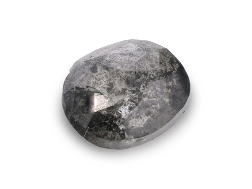 [DIAX3534] Salt & Pepper Diamond 5.4x4.7mm Oval Rose Cut