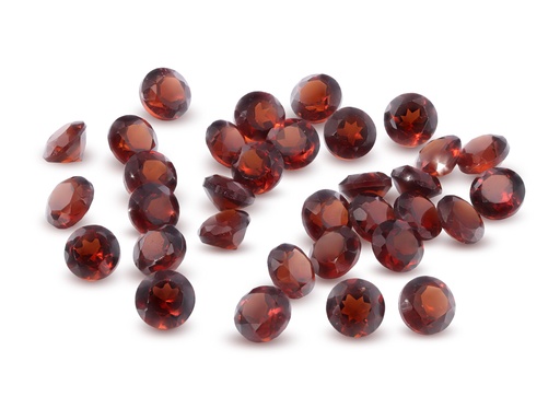 [GARB0300S] Almandine Garnet 3.00mm Round Diamond Cut