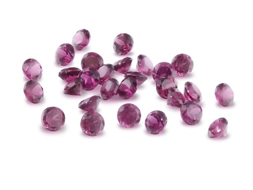 [GRRB0350S] Rhodolite Garnet 3.50mm Round Diamond Cut