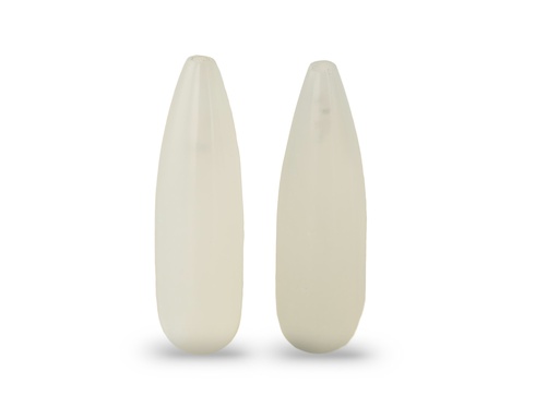 [FMDC2006P] White Moonstone 20x6mm Drop Pair