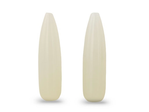 [FMDC3008P] White Moonstone 30x8mm Drop Pair