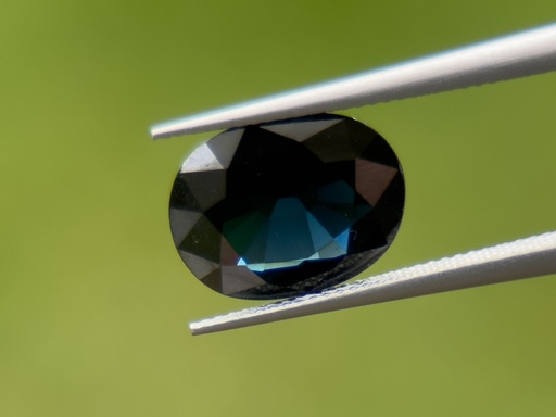 [SAX3601] Australian Sapphire 9.85x7.7mm Oval Dark Blue