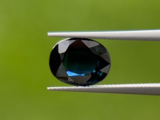 [SAX3604] Australian Sapphire 10.2x8.1mm Oval Dark Blue