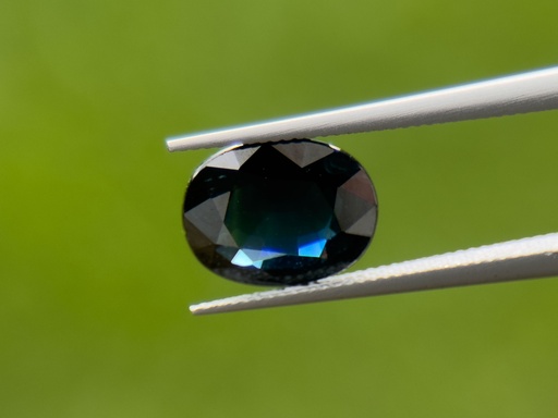 [SAX3606] Australian Sapphire 9.8x7.8mm Oval Dark Blue