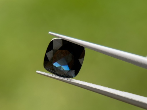 [SAX3607] Australian Sapphire 8.6x8.5mm Square Cushion Dark Blue