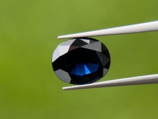 [SAX3623] Australian Sapphire 8.8x6.75mm Oval Dark Blue