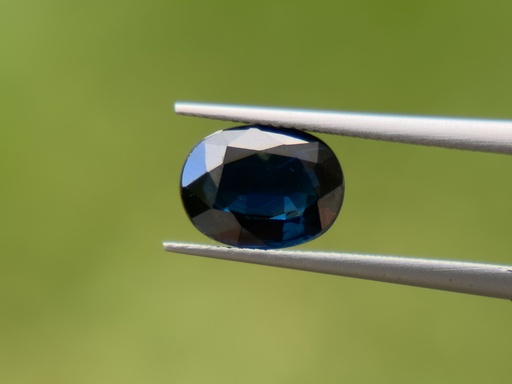 [SAX3624] Australian Sapphire 8.75x6.7mm Oval Dark Blue