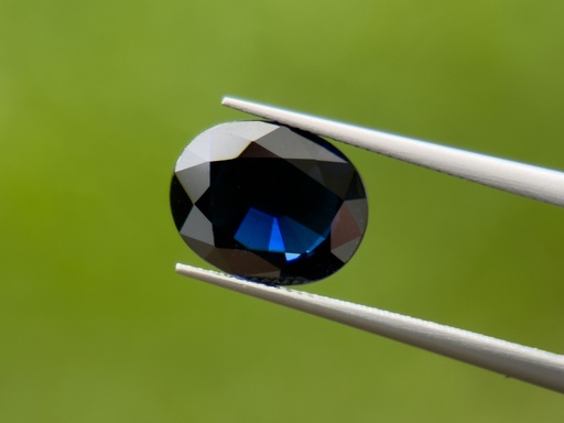 [SAX3627] Australian Sapphire 8.95x7mm Oval Dark Blue