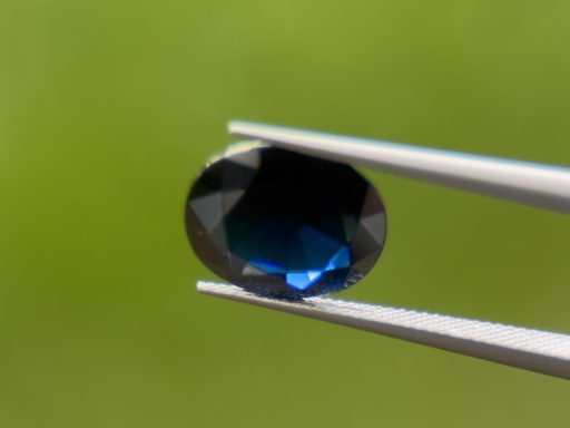 [SAX3628] Australian Sapphire 9.1x7mm Oval Dark Blue