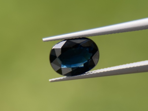 [SAX3631] Australian Sapphire 8.65x6.7mm Oval Dark Blue