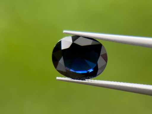 [SAX3633] Australian Sapphire 9x6.95mm Oval Dark Blue
