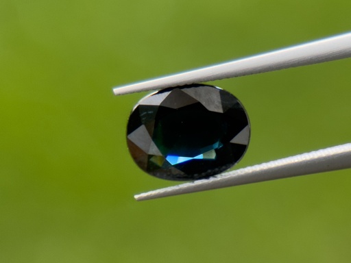 [SAX3634] Australian Sapphire 8.7x6.85mm Oval Dark Blue