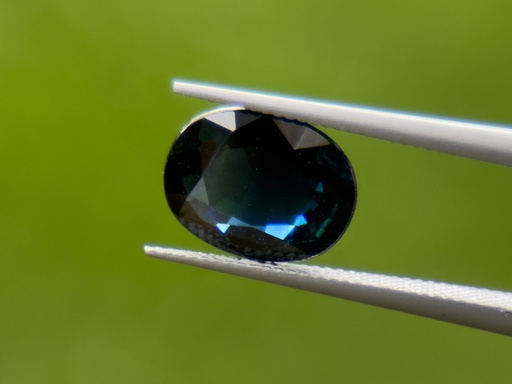 [SAX3637] Australian Sapphire 8.95x7mm Oval Dark Blue