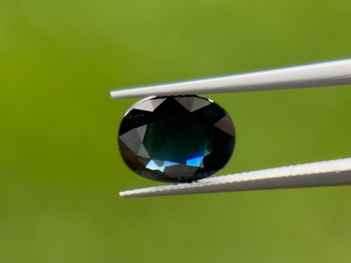 [SAX3642] Australian Sapphire 9x6.95mm Oval Dark Blue