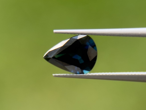 [SAX3658] Australian Sapphire 9x6.6mm Pear Shape Dark Blue