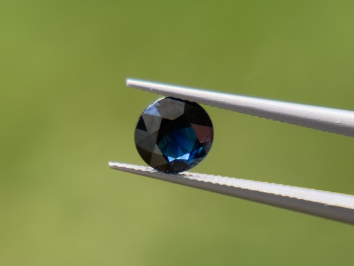 [SAX3664] Australian Sapphire 6.10mm Round Dark Blue