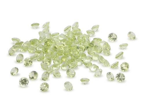 [PRRB0250S] Peridot 2.50mm Round Diamond Cut