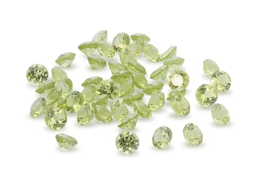 [PRRB0350S] Peridot 3.50mm Round Diamond Cut