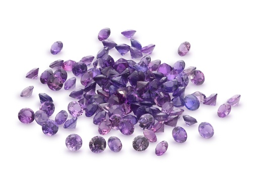 [SURB0225D] Purple Sapphire 2.25mm Round Dark
