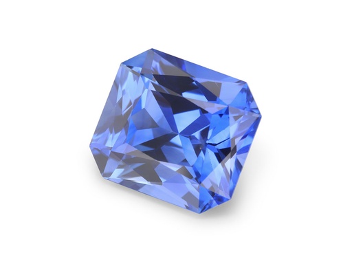 [SCX3368] Ceylon Sapphire 7.2x6.2mm Radiant Cut Mid Blue
