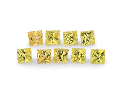 [SYQP-0175] Yellow Sapphire 1.75mm Square/Princess Cut 
