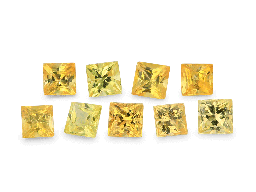 [SYQP-02] Yellow Sapphire 2mm Square/Princess Cut 