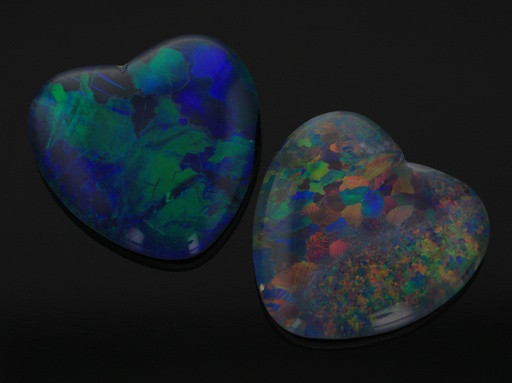 Opal Triplet - Heart Shape