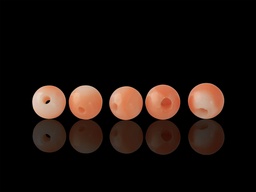[CORAJ20038] Coral Red 3.5-4mm Bead D/T 