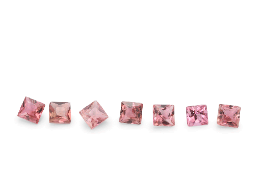 [TUKQP10175] Pink Tourmaline 1.75mm  Princess 1st Grade