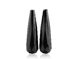 [XBRIF-2808] Onyx Briolette 28x8mm Pair 