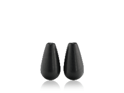 [XBRIM-1508] Onyx Drop Matte 15x8mm Pair 