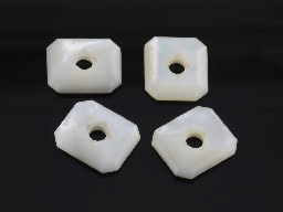 [MPJ30001] Mother Of Pearl 14x12mm Octagonal Counter Sunk Buff Top