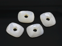 [MPJ30009] Mother Of Pearl 14x12mm Antique CounterSunk 