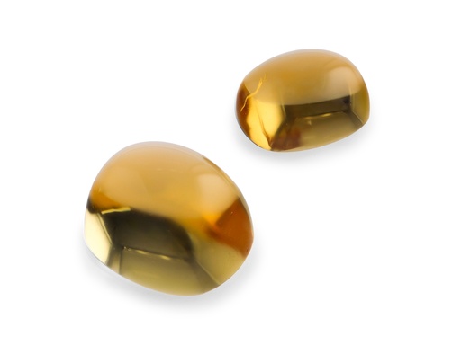 [QCAC1008P1] Citrine 10x8mm Cushion Cabochon