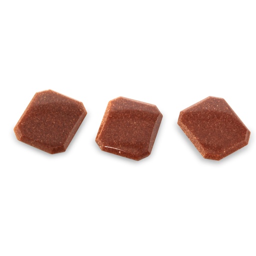 [GOLDJ10014] Goldstone 12x10mm Octagonal Buff Top